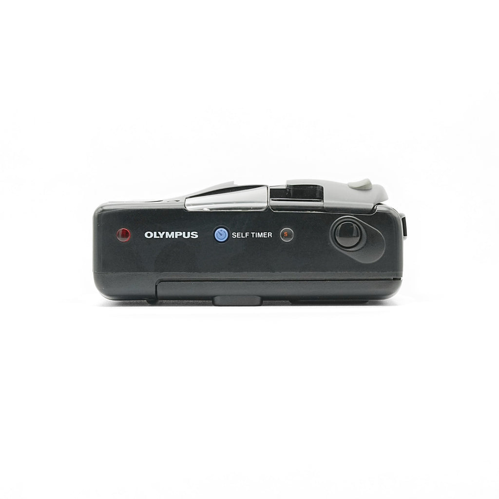 Olympus AF-10 Super 35mm film camera, top