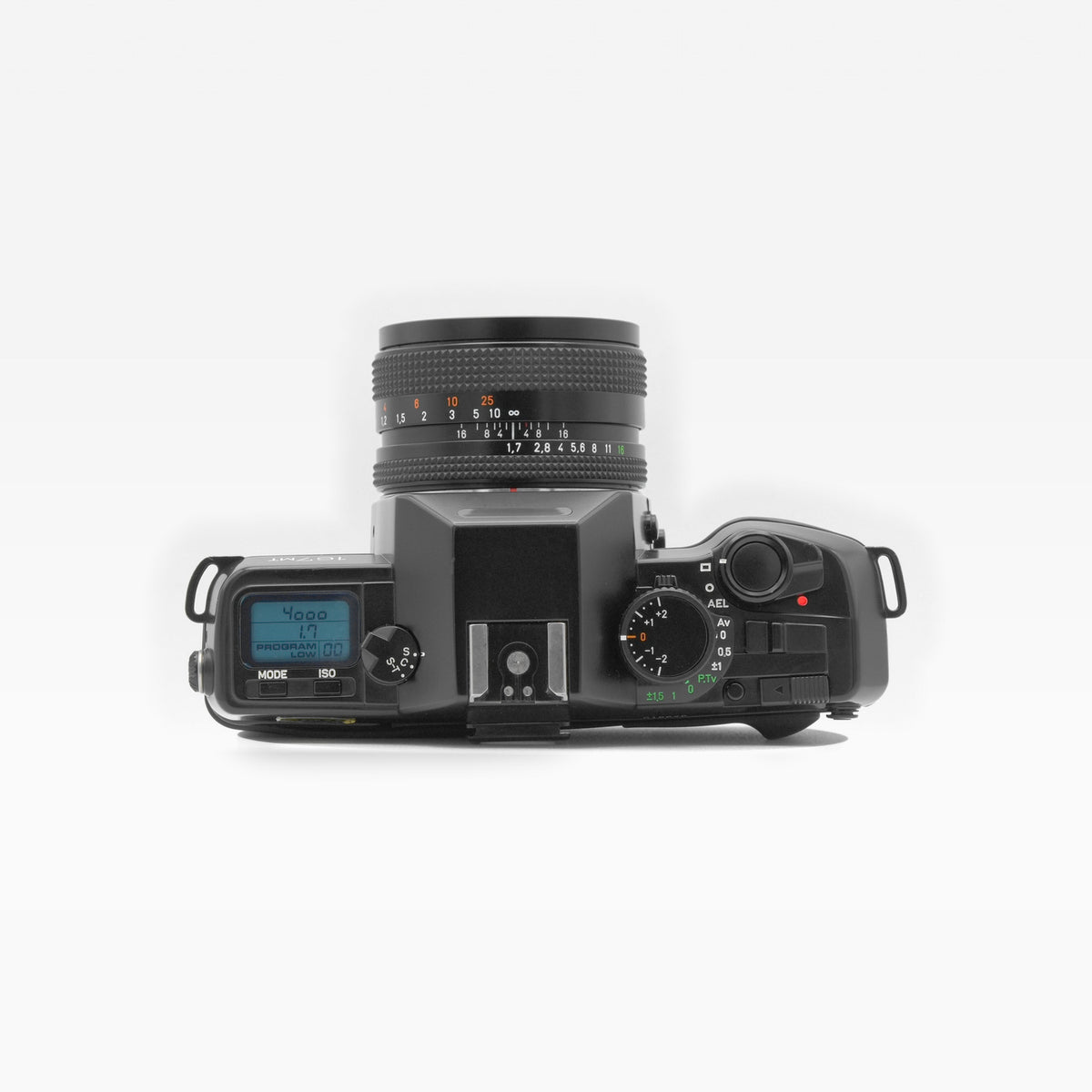 Contax 167MT 35mm film camera, top