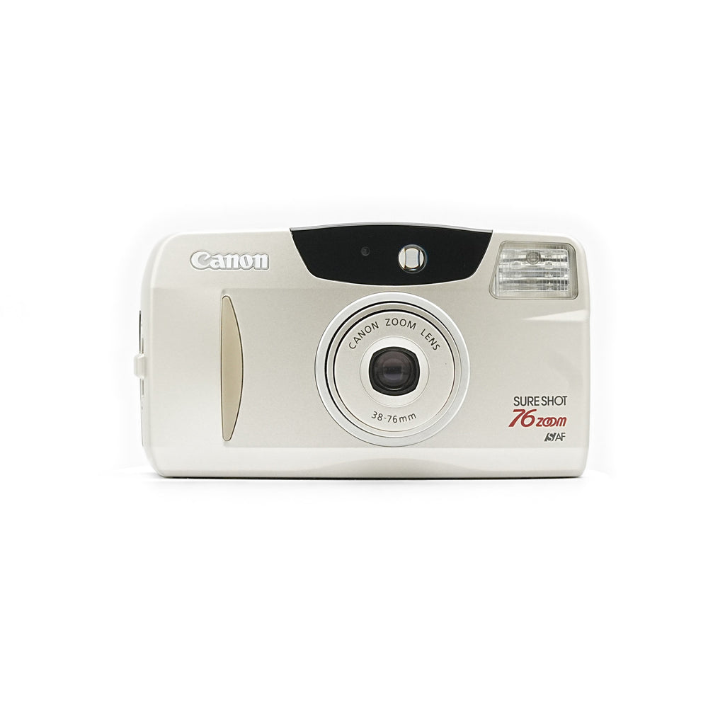 Canon Sure Shot 76 Zoom 35mm film camera, front