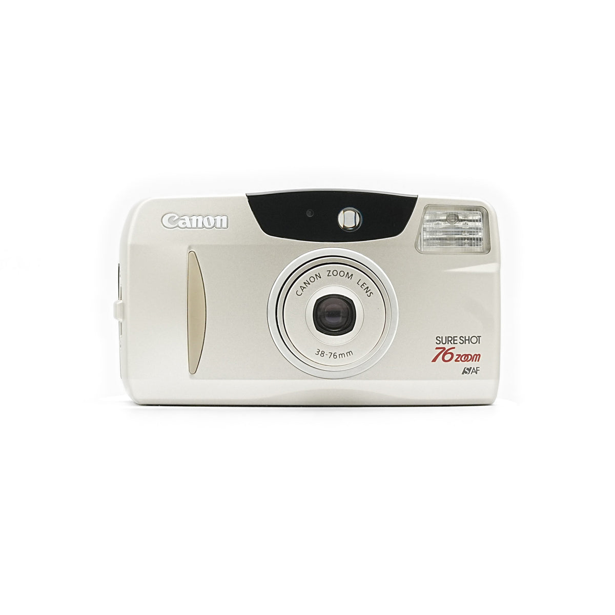 Canon Sure Shot 76 Zoom 35mm film camera, front