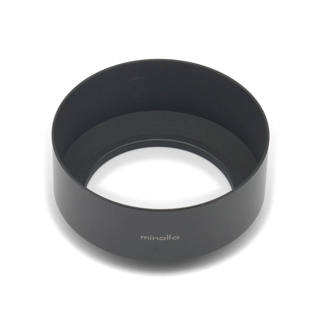 Minolta MD 85mm f2 Lens Hood, front