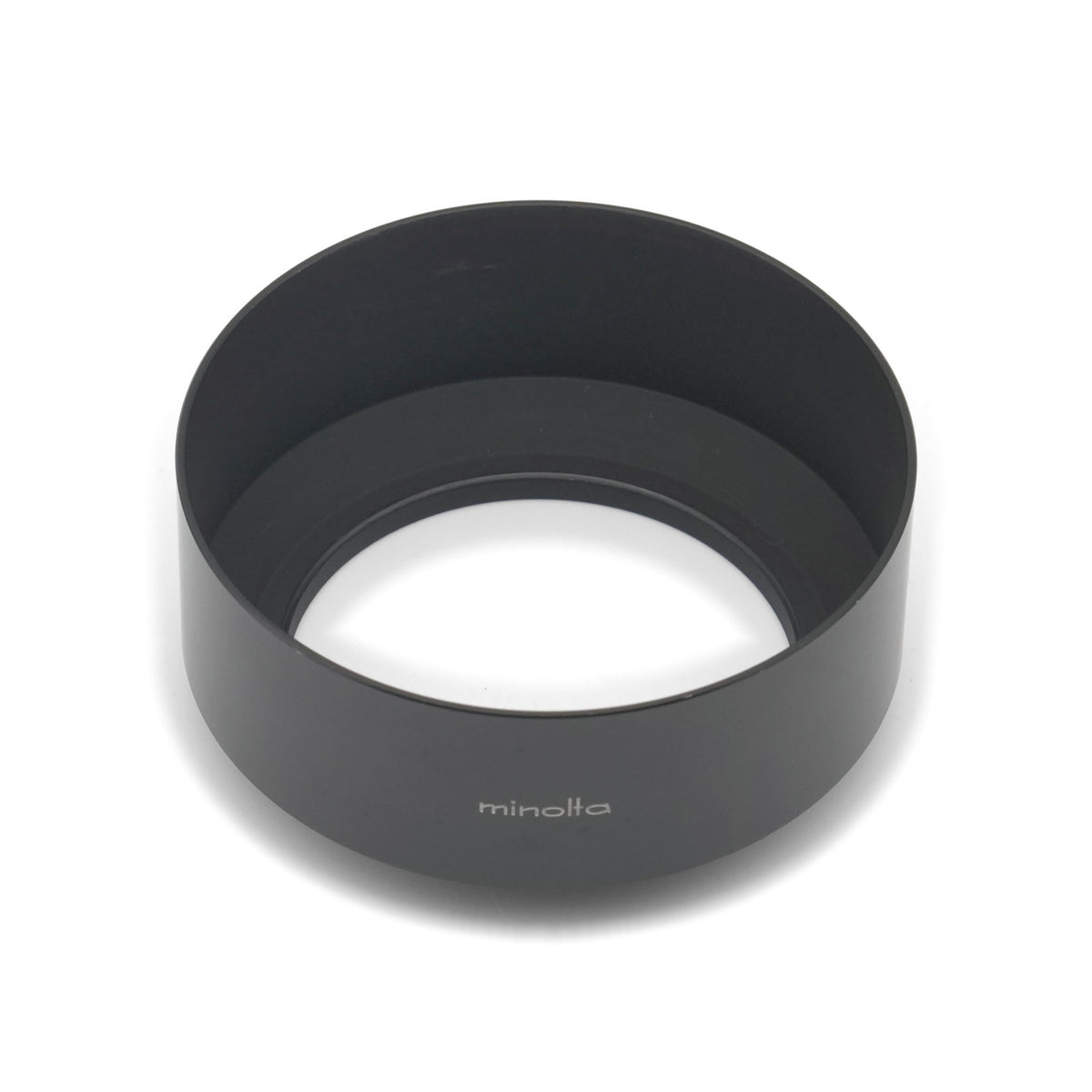 Minolta MD 85mm f2 Lens Hood, front