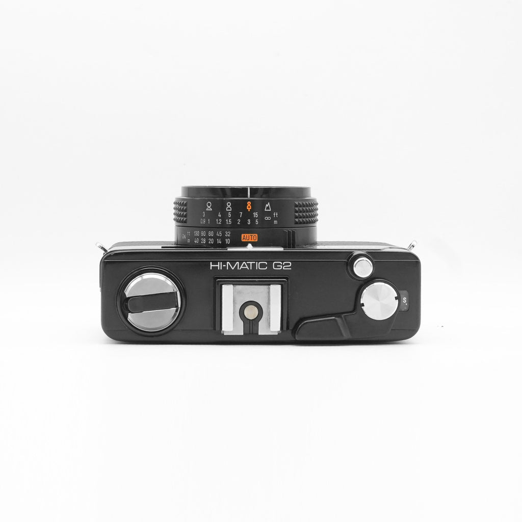 Minolta Hi-Matic G2 top