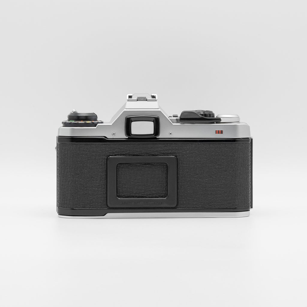 Pentax ME Super silver back view