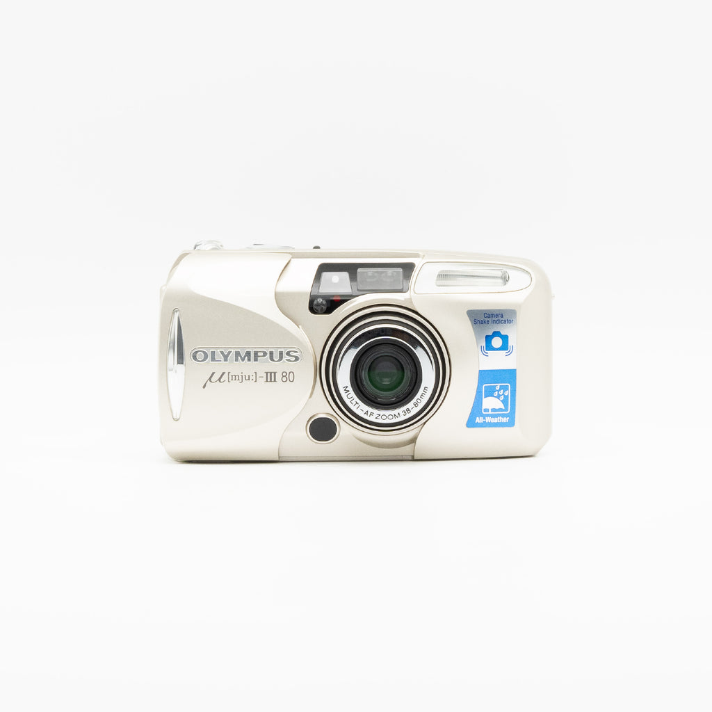 Olympus Mju III Zoom 80 front