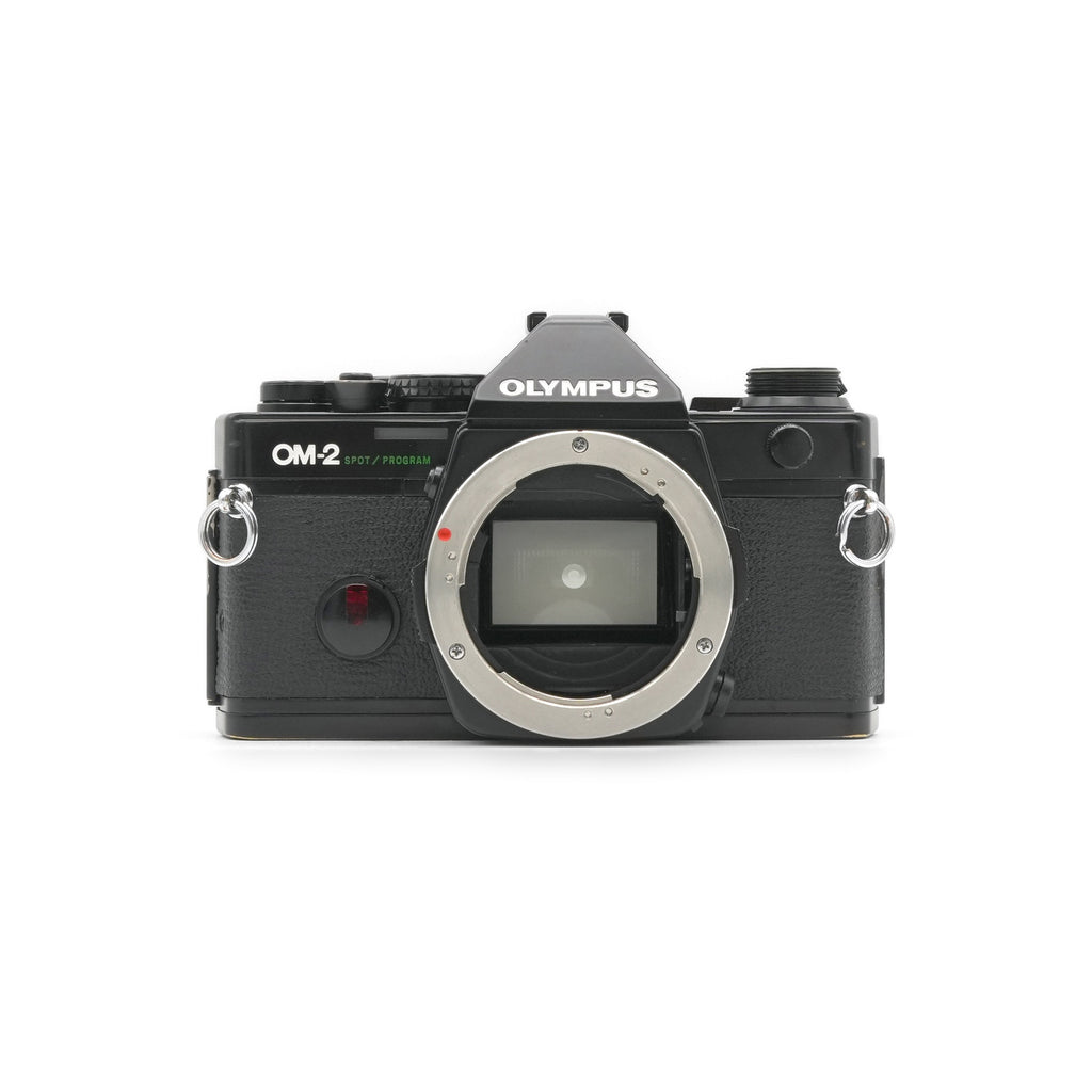 Olympus OM2 SP 35mm film camera, front