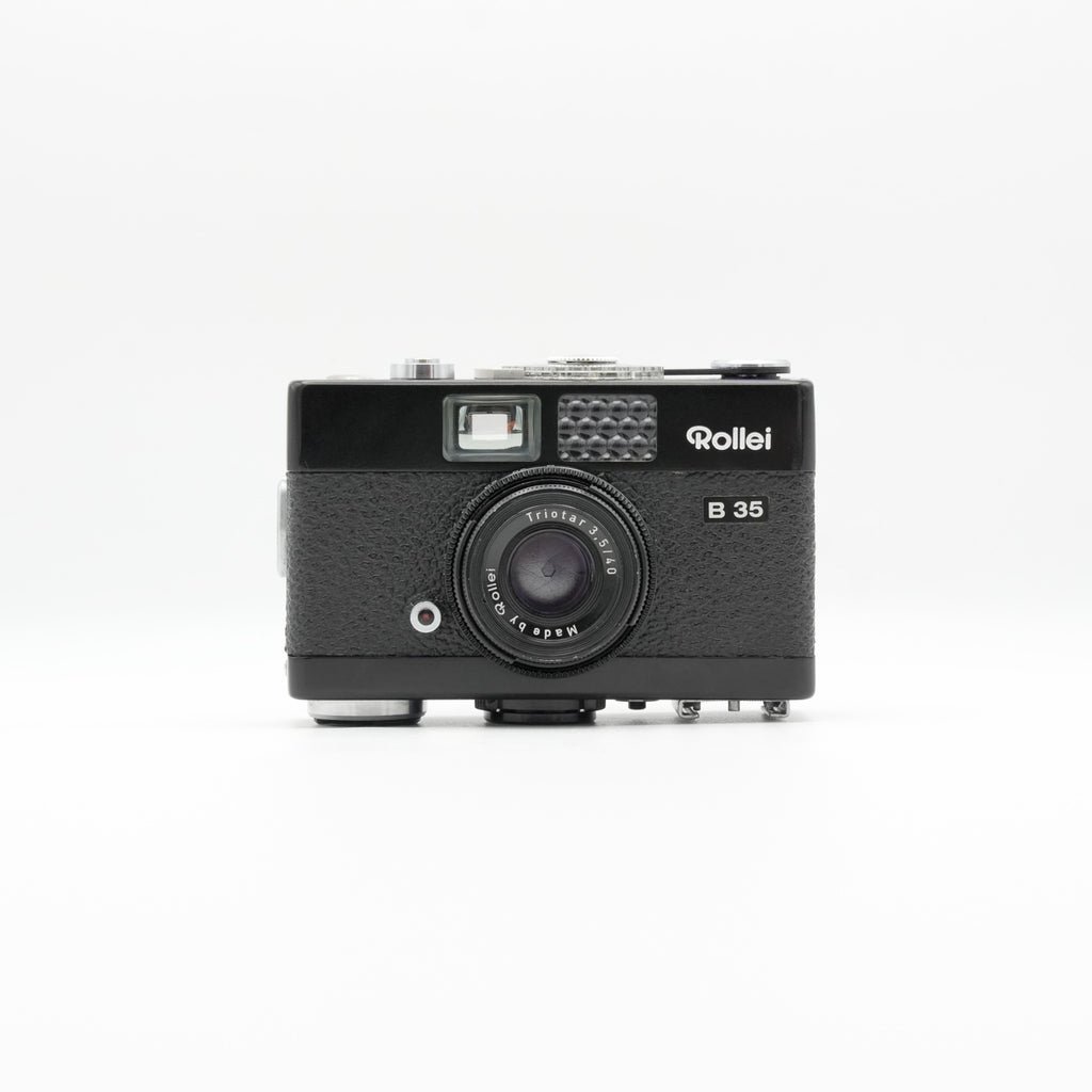 Rollei B35 35mm film camera, front