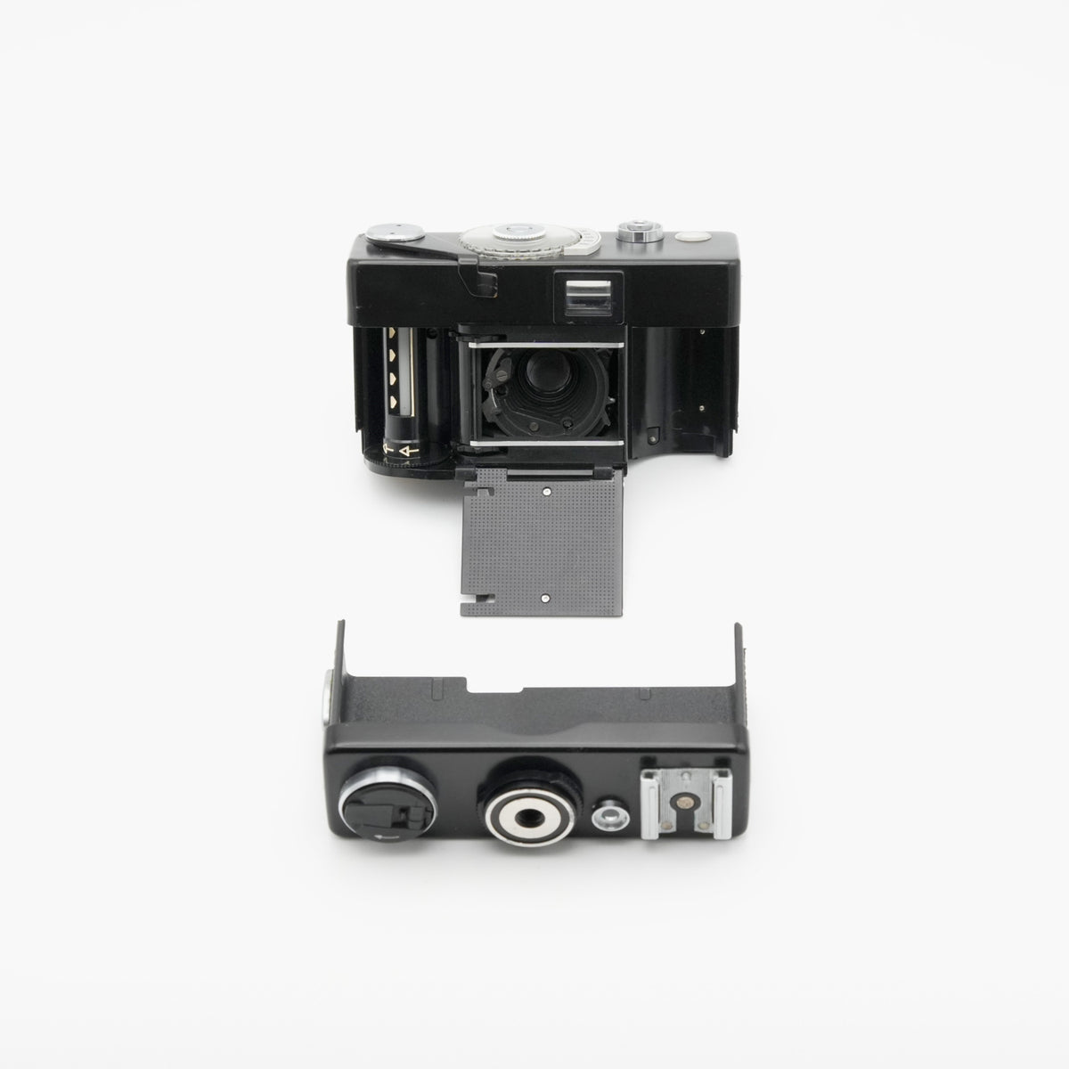 Rollei B35 35mm film camera, back off