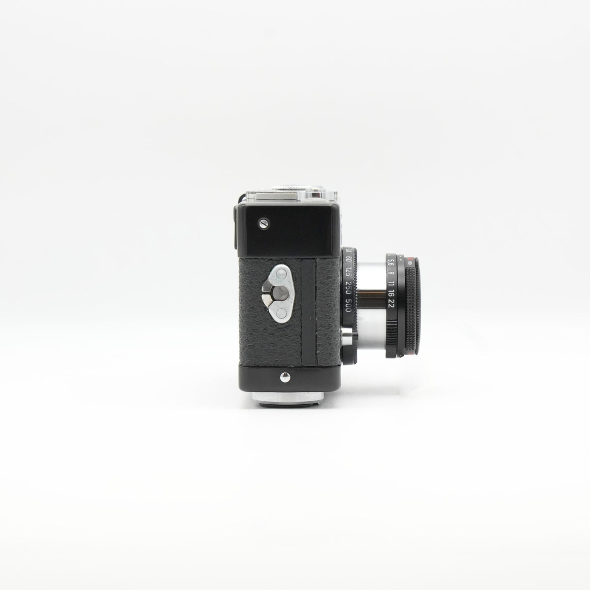 Rollei B35 35mm film camera, side