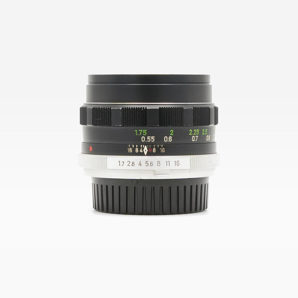 Minolta MC Rokkor-PF 55mm f1.7, side