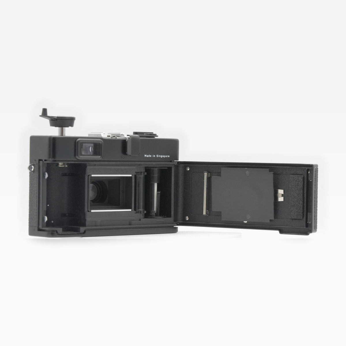 Rollei XF 35 35mm film camera, back open